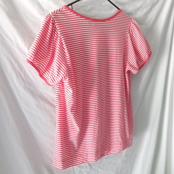 Women's 14/16W Cato Striped Shirt - Picture 4 of 7